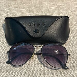 DIFF Cruz Aviator Sunglasses